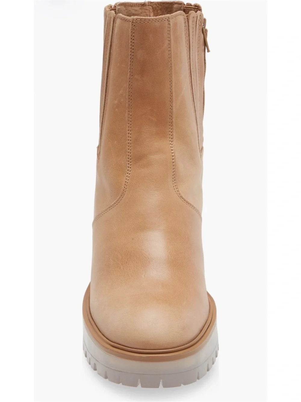 Free People James Chelsea Tan Leather Boot